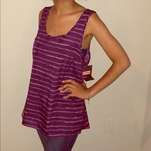 Striped Purple blouse